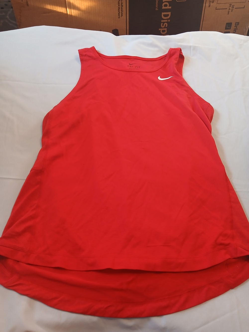 Nike Red Dri-FIT Men's Athletic Tank Top